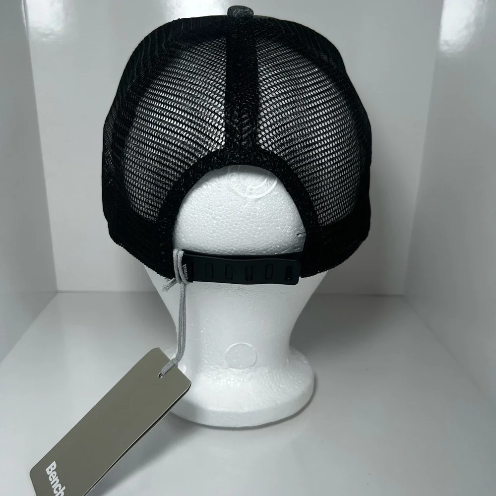 BENCH Men’s Grey & Black Adjustable Hat, One Size, New With Tags - Picture 4 of 6